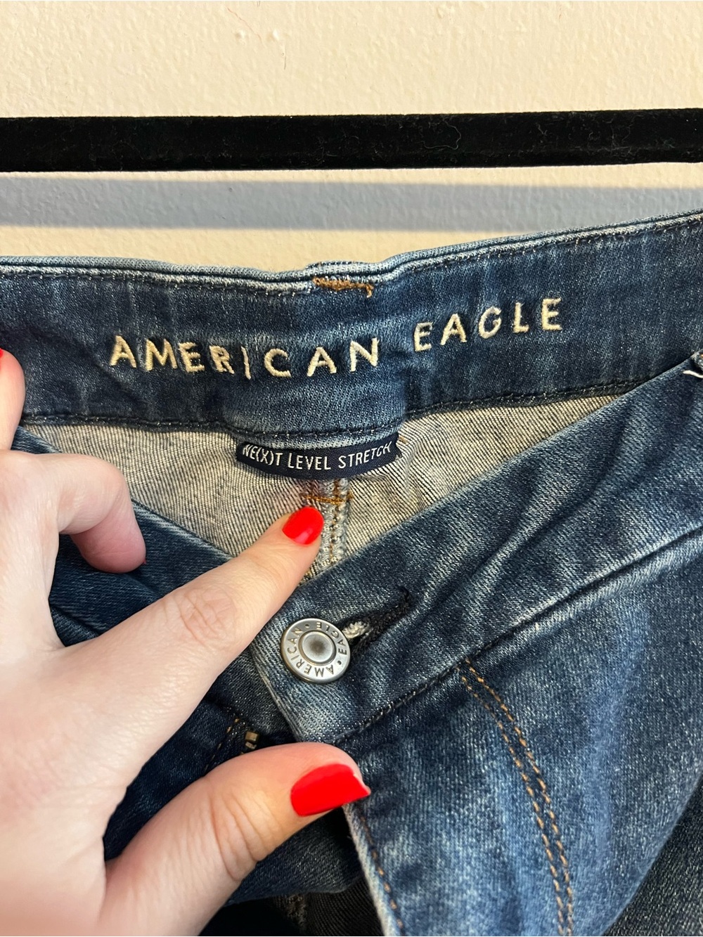 American Eagle Outfitters Women’s Curvy Super Hi-Rise Jegging | Women’s 20 Short - Picture 4 of 6